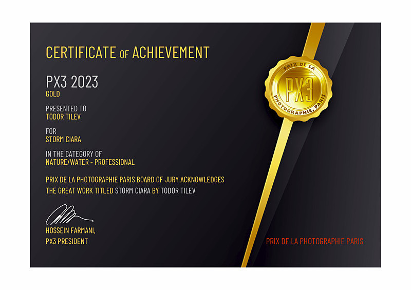 Paris International Awards_2023_Gold_Nature_Water - Achievements