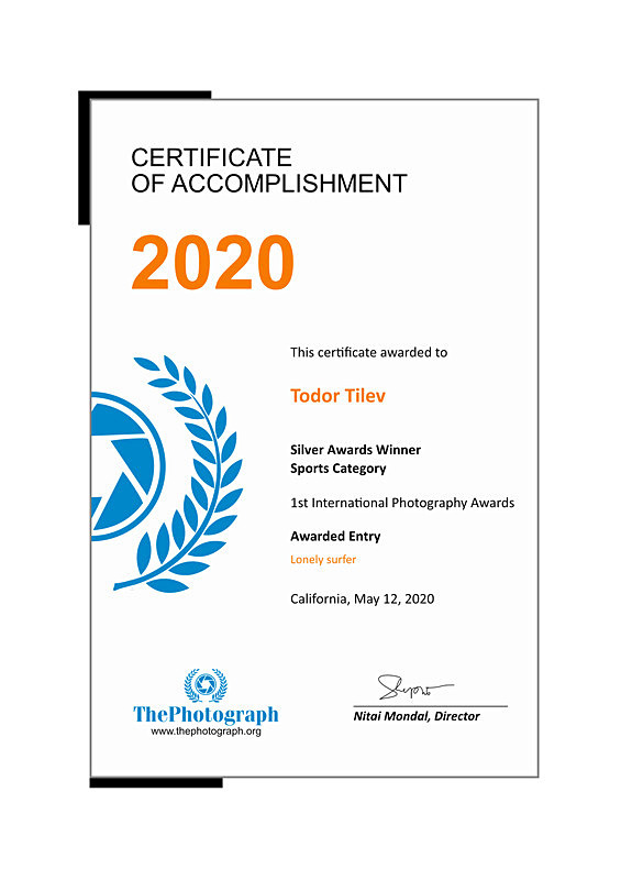 The Photograph_Silver Award_Sports Category - Achievements