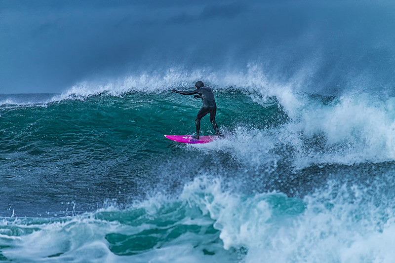 Lonely Surfer, Easkey, County Sligo, Ireland. - Awarded & Published Pictures 2021