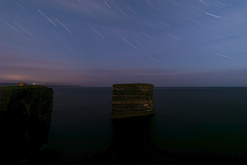 Stars Trails at Downpatrick Head, County Mayo. - Best Pictures 2020