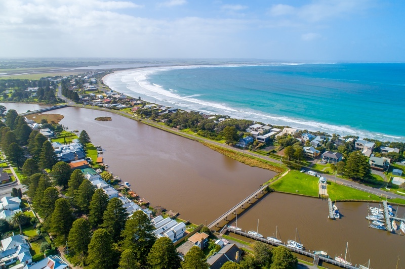 Port Fairy VIC drone fly Across Australia Outback Tours AAOTours Aerial Photography Travel Holiday