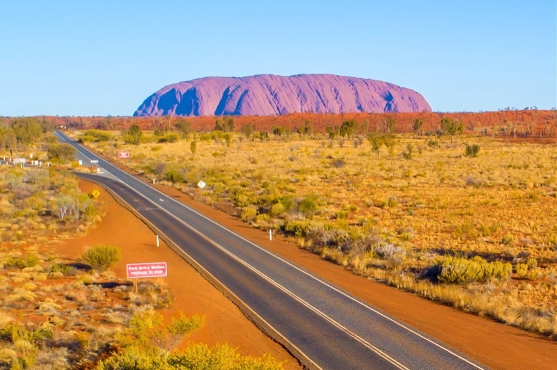 Ayres Rock Uluru NT Custom Charter Across Australia Outback Tours AAOTours Travel Holiday Sunset