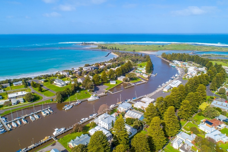 Port Fairy VIC drone fly Across Australia Outback Tours AAOTours Aerial Photography Travel Holiday