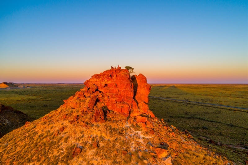 Pilbara WA Custom Charter Across Australia Outback Tours AAOTours Travel Holiday Sunset