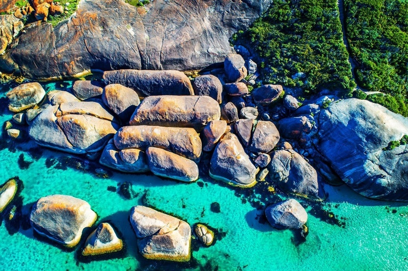 Elephant Rocks WA Across Australia Outback Tours aaotours travel Holiday visit tourist clear water
