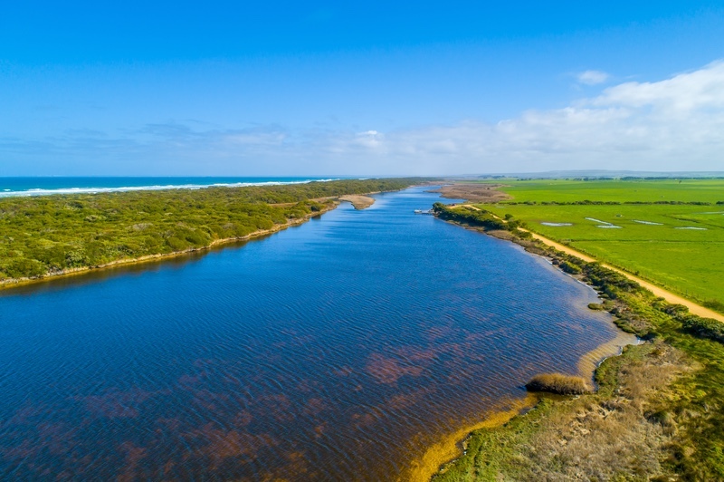 Dronefly Fitzroy River VIC Across Australia Outback Tours AAOTours photography aerial travel Holiday