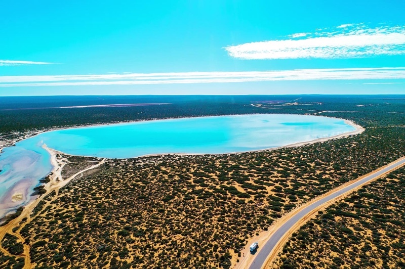 Lake Denham Shark Bay WA Custom Charter Across Australia Outback Tours AAOTours Travel Holiday