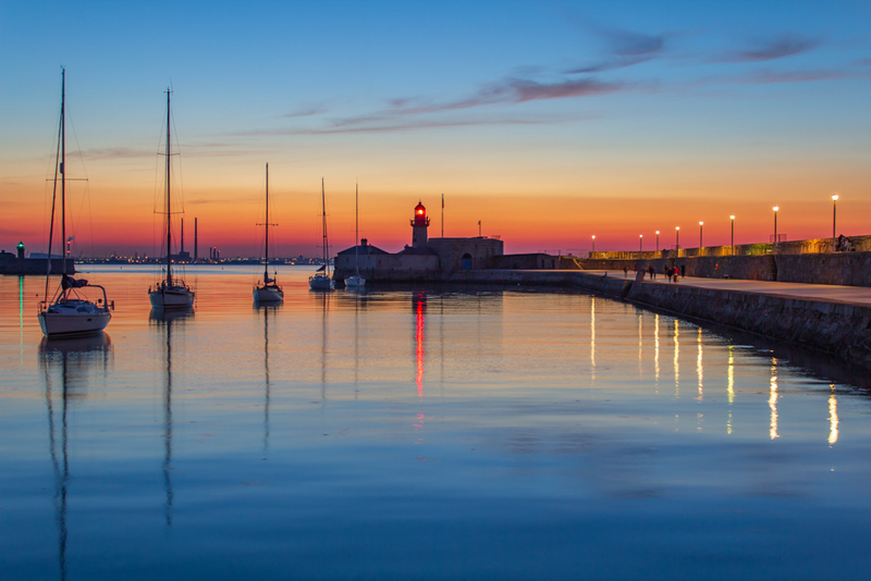 Dun Laoghaire East Pier at dusk, Co Dublin, Ireland by Irish Photographer Adrian Hendroff - Landscape and Outdoor Photography in Ireland