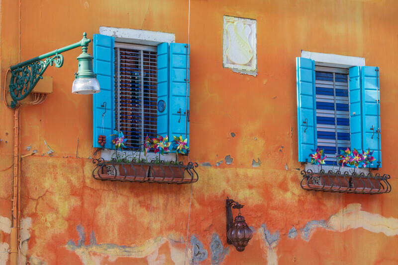 Rustic Orange, Burano, Italy by Irish Photographer Adrian Hendroff - Outdoor Photography in Italy