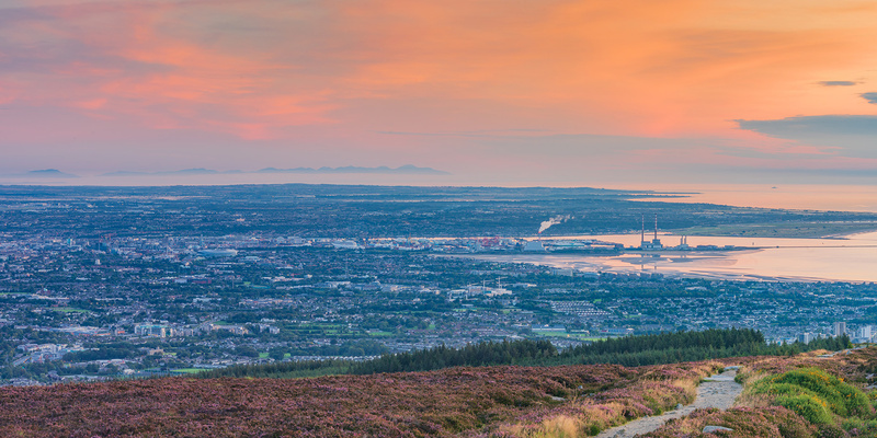 Dublin City Panorama from Fairy Castle, Dublin by Irish Outdoor Photographer Adrian Hendroff - Landscape and Outdoor Photography in Ireland
