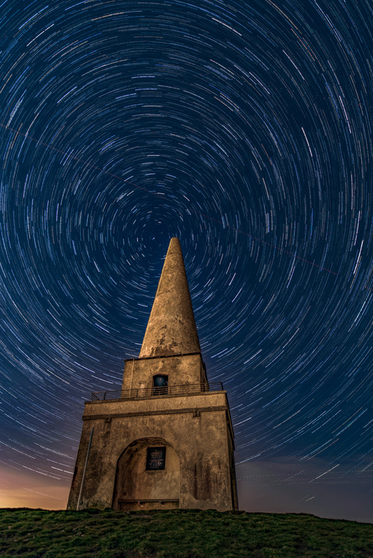 Killiney Hill Mapas Obelisk Star Trails, Dublin by Irish  Photographer Adrian Hendroff - Landscape and Outdoor Photography in Ireland