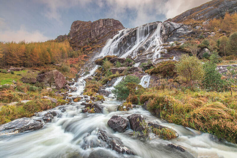 Gleninchaquin Waterfall, Beara Peninsula, Co Kerry by Irish Outdoor Photographer Adrian Hendroff - Landscape Photography in Ireland