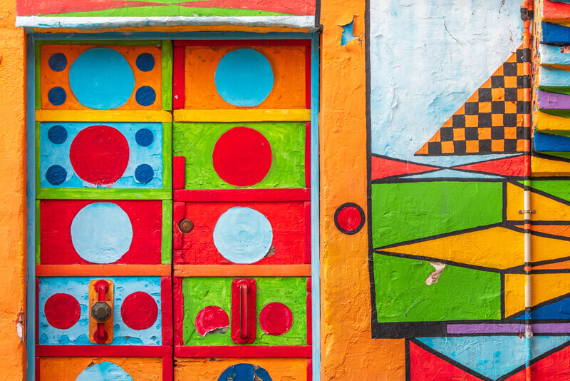Colourful Facade, Casa Bepi, Burano  by Irish Photographer Adrian Hendroff - Outdoor Photography in Italy