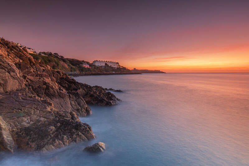 Dawn Colours Toward Sorrento Point, Dublin by Irish Photographer Adrian Hendroff - Landscape and Outdoor Photography