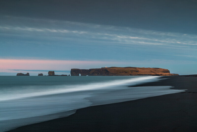 Dyrholaey From Reynisfjara Beach, Iceland by Irish Photographer Adrian Hendroff - Outdoor Photography
