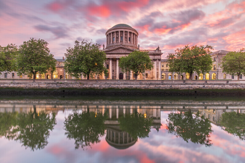 The Four Courts, Inns Quay, Dublin by Irish Photographer Adrian Hendroff - Outdoor Photography in Ireland