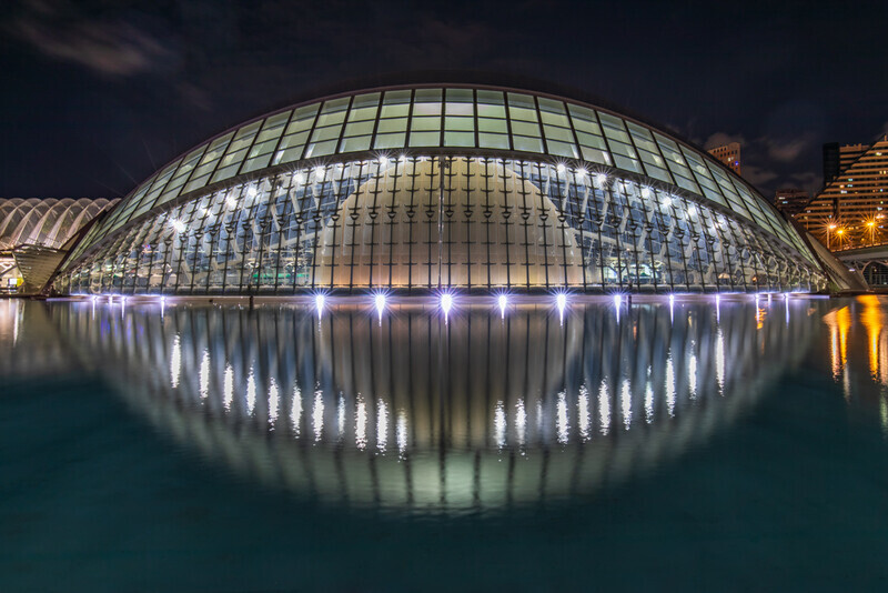 The Eye, L'Hemisferic, Valencia by Irish Photographer Adrian Hendroff - Outdoor Photography in Spain