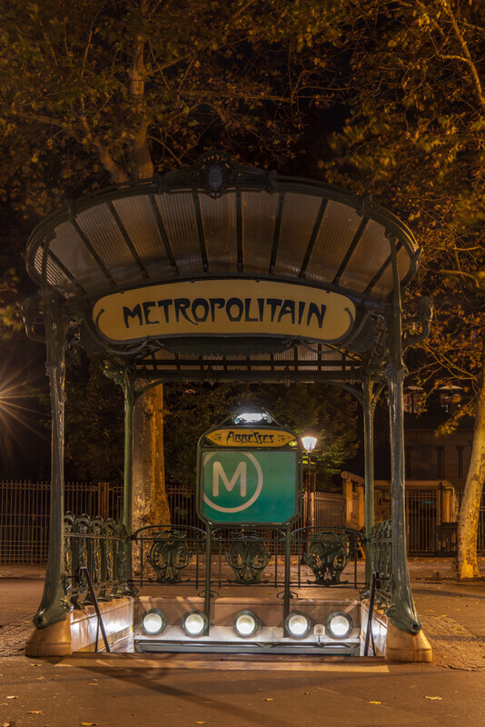 Abbesses Metro Station, Montmartre, Paris by Irish Outdoor Photographer Adrian Hendroff - Fabulous Viewpoints