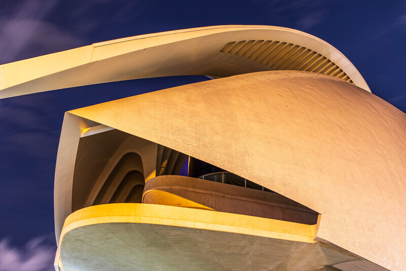 Upper Deck, Palau de les Arts Reina Sofia, Valencia by Irish Photographer Adrian Hendroff - Outdoor Photography in Spain