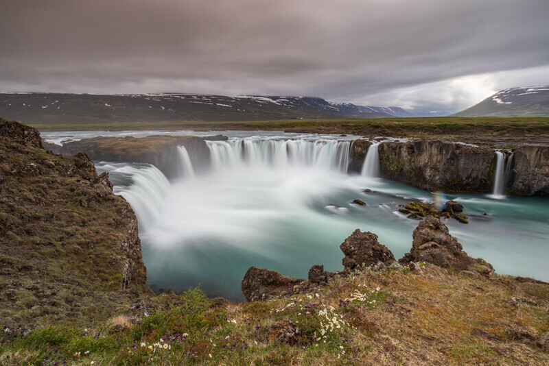 Godafoss From The Upper Tier, Iceland v1 by Irish Photographer Adrian Hendroff - Outdoor Photography in Iceland