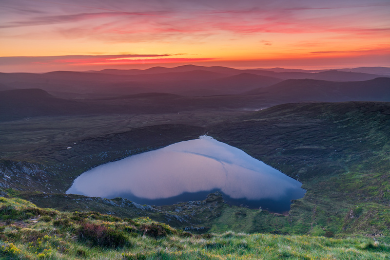 Sunrise Over Heart Shaped Lough, Wicklow by Irish Photographer Adrian Hendroff - Landscape and Outdoor Photography in Ireland