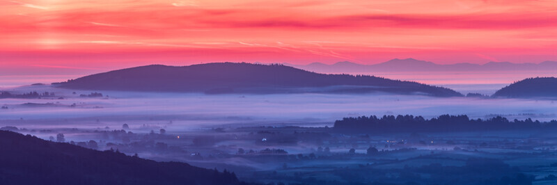 Vartry Panorama (Wicklow) and Welsh Mountains by Irish Photographer Adrian Hendroff - Outdoor Photography