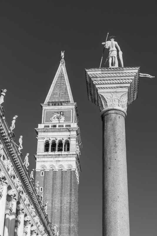 St Theodore and the Campanile, Venice by Irish Photographer Adrian Hendroff - Outdoor Photography in Italy