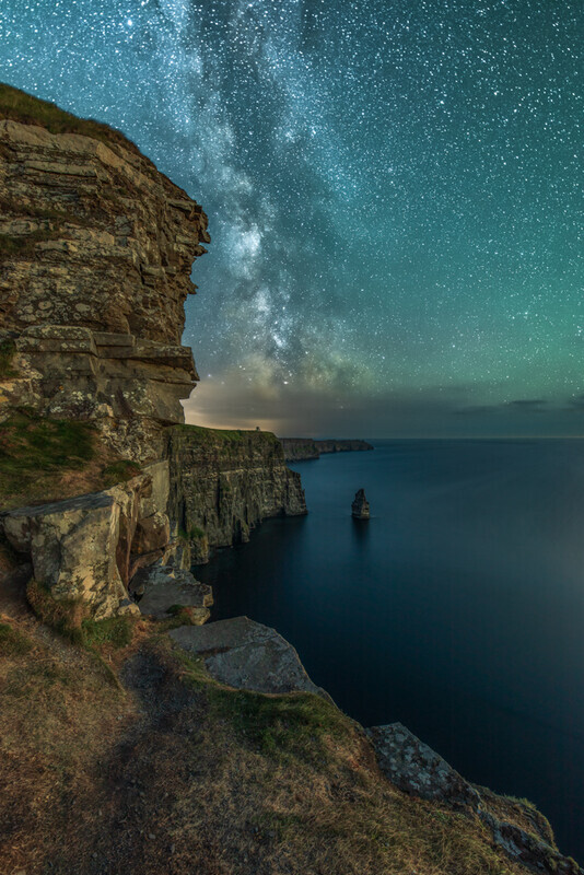 Milky Way at Cliffs of Moher, Co Clare by Irish Photographer Adrian ...