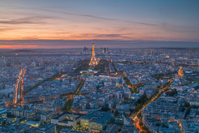 Paris from Montparnasse Tower by Irish Outdoor Photographer Adrian Hendroff - Fabulous Viewpoints