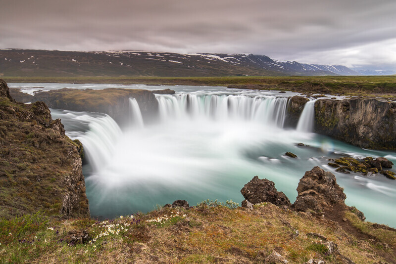 Godafoss From The Upper Tier, Iceland v2 by Irish Photographer Adrian Hendroff - Outdoor Photography in Iceland