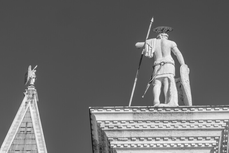 St Theodore and the Angel, Venice by Irish Photographer Adrian Hendroff - Outdoor Photography in Italy