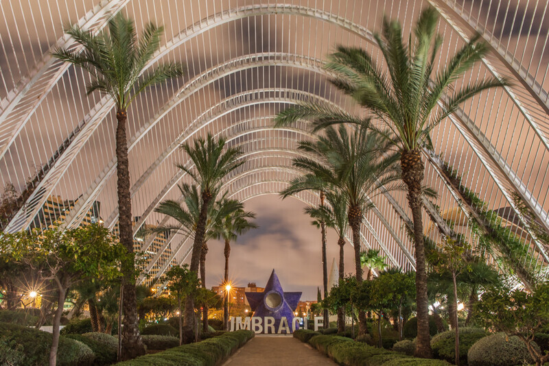 L'Umbracle, City of Arts and Sciences, Valencia by Irish Photographer Adrian Hendroff - Outdoor Photography in Spain