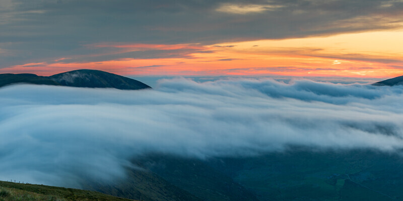 Cloud Inversion over the Conor Pass, Dingle Peninsula by Irish Outdoor Photographer Adrian Hendroff - Landscape Photography in Ireland
