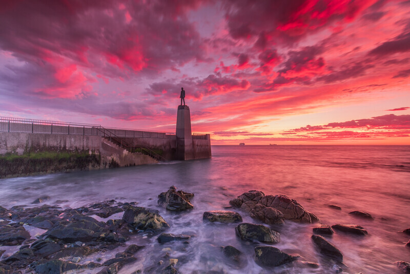 Sunrise at Dun Laoghaire Baths, Dublin by Irish Photographer Adrian Hendroff - Landscape and Outdoor Photography