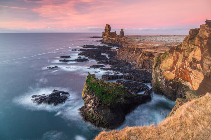 Sunrise at Londrangar, Snaefellnes, Iceland by Irish Photographer Adrian Hendroff - Outdoor Photography