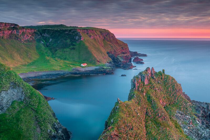 Port Moon at Dawn, Co Antrim by Irish Outdoor Photographer Adrian Hendroff - Landscape Photography in Ireland