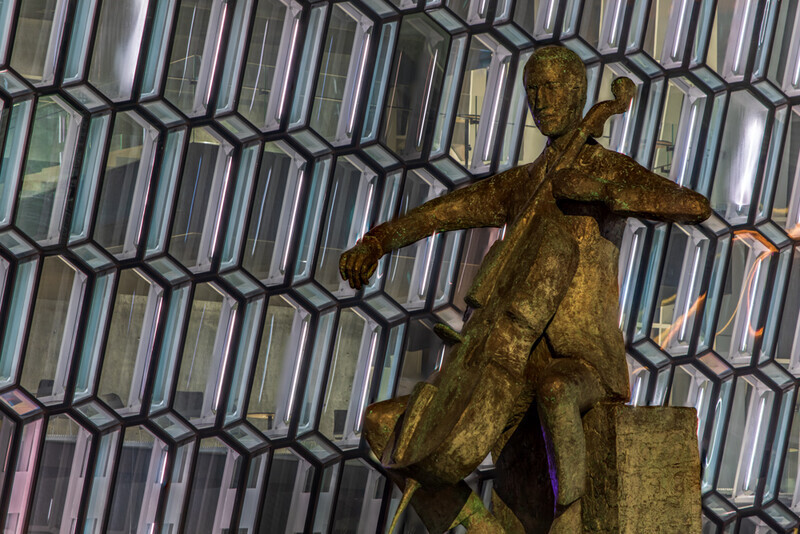 The Musician, Reykjavik, Iceland by Irish Photographer Adrian Hendroff - Outdoor Photography