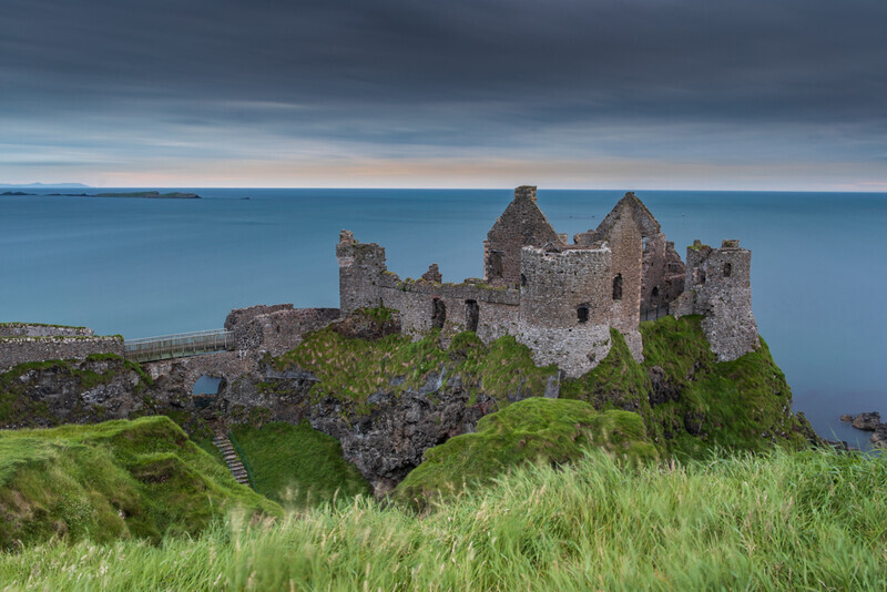 Dunluce Castle at Dusk, Co Antrim, Northern Ireland by Irish Outdoor Photographer Adrian Hendroff - Landscape and Outdoor Photography in Ireland