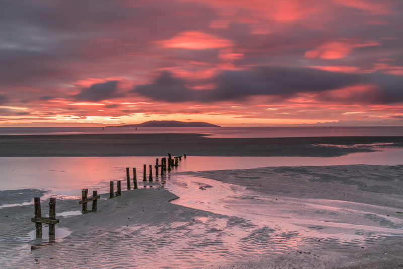 Malahide Beach Groynes at Sunrise, Dublin by Irish Outdoor Photographer Adrian Hendroff - Landscape and Outdoor Photography in Ireland