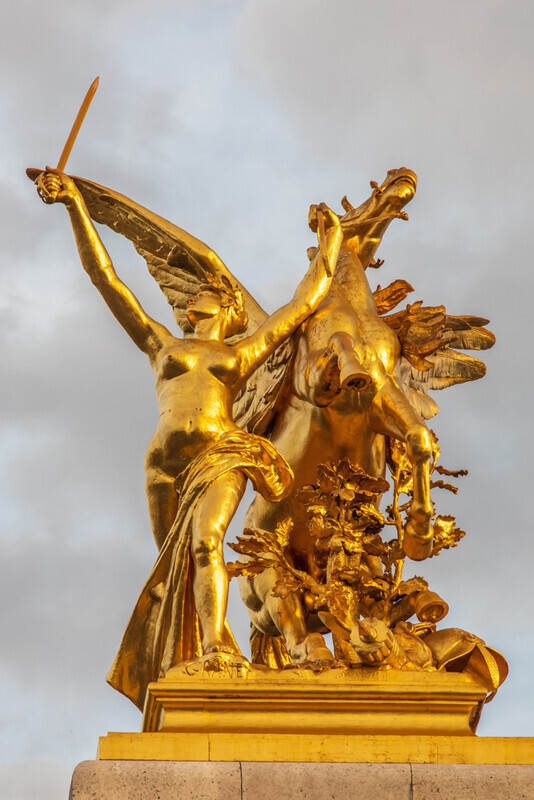 Renommée du Commerce, Pont Alexandre III, Paris by Irish Outdoor Photographer Adrian Hendroff - Fabulous Viewpoints