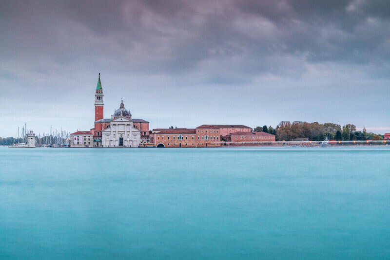 The Gathering Clouds, San Giorgio Maggiore, Venice by Irish Photographer Adrian Hendroff - Outdoor Photography in Italy