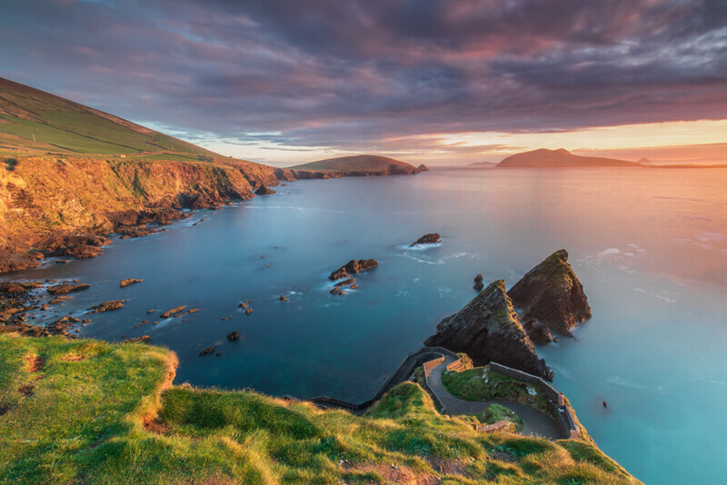 Dunquin Pier Sunset, Dingle Peninsula by Irish Outdoor Photographer Adrian Hendroff - Landscape Photography in Ireland