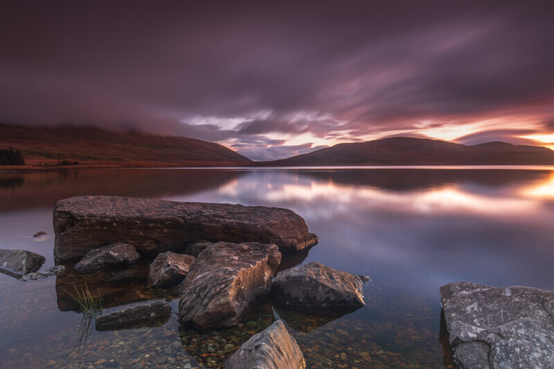 Spelga Reservoir Twilight, Mourne Mountains by Irish Outdoor Photographer Adrian Hendroff - Landscape Photography in Ireland