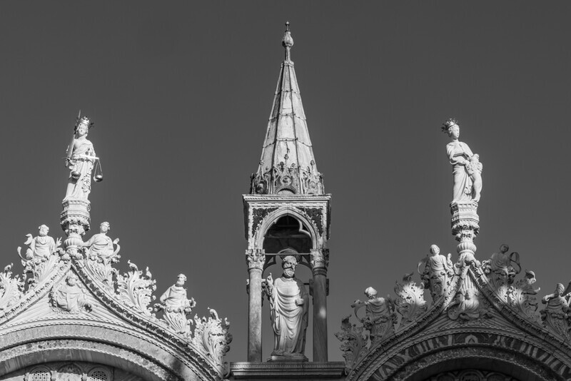 The Guardians, St Mark's Basilica, Venice by Irish Photographer Adrian Hendroff - Outdoor Photography in Italy