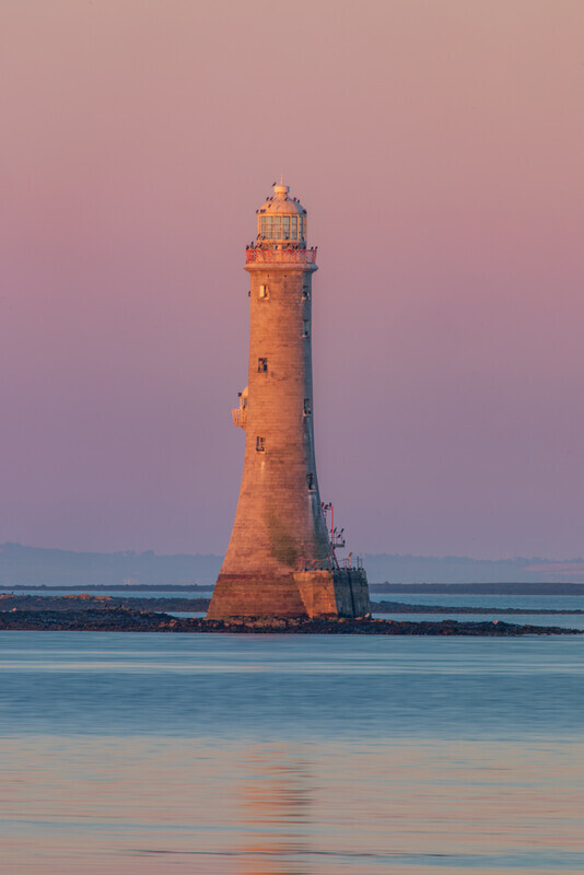 Dawn, Haulbowline Lighthouse by Irish Outdoor Photographer Adrian Hendroff - Landscape Photography in Ireland