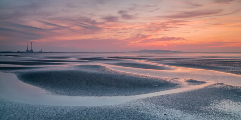 Poolbeg and Howth across Dublin Bay by Irish Outdoor Photographer Adrian Hendroff - Landscape Photography in Ireland