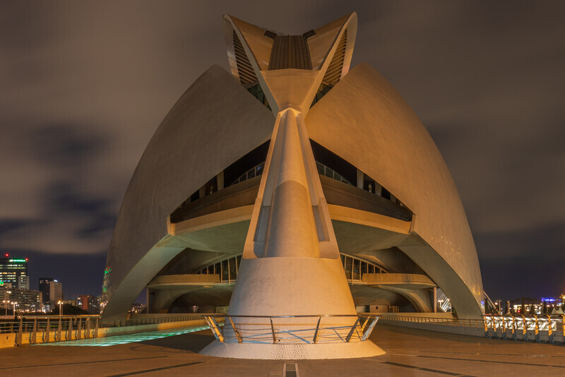 Valencia's Opera House, City of Arts and Sciences by Irish Photographer Adrian Hendroff - Outdoor Photography in Spain
