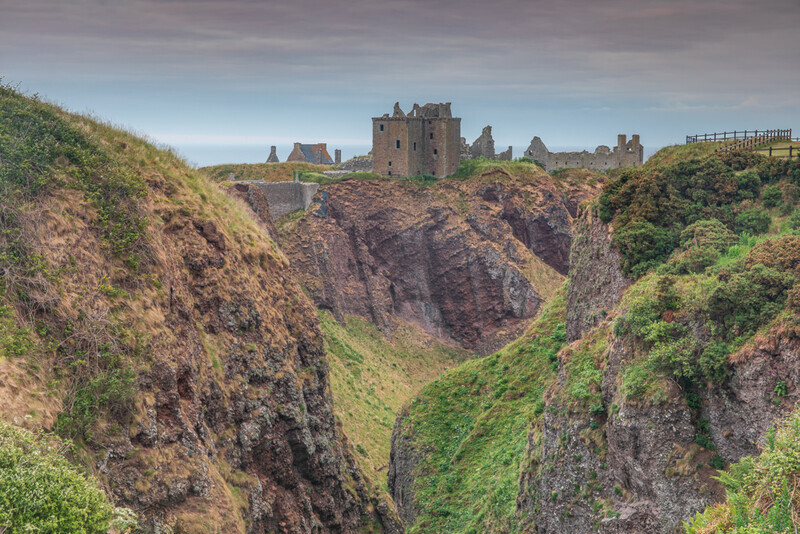 The Gorge, Dunnottar Castle, Scotland by Irish Outdoor Photographer Adrian Hendroff - Landscape Photography in Scotland
