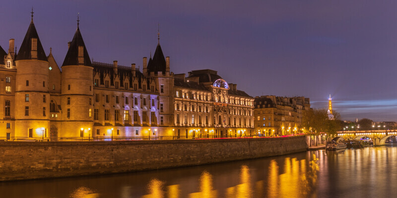 La Conciergerie at Dusk, Paris by Irish Outdoor Photographer Adrian Hendroff - Fabulous Viewpoints