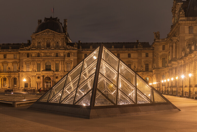 Small Pyramid, Louvre, Paris by Irish Outdoor Photographer Adrian Hendroff - Fabulous Viewpoints